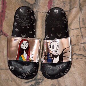 Jack skeleton and Sally flip flops
